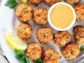 Salmon Cakes with dipping sauce