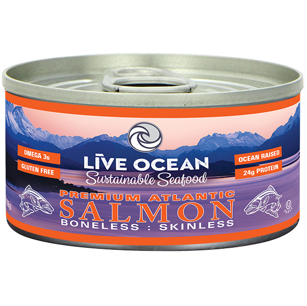 Live Ocean Salmon Delicious, Healthy Nutrition in Every Can