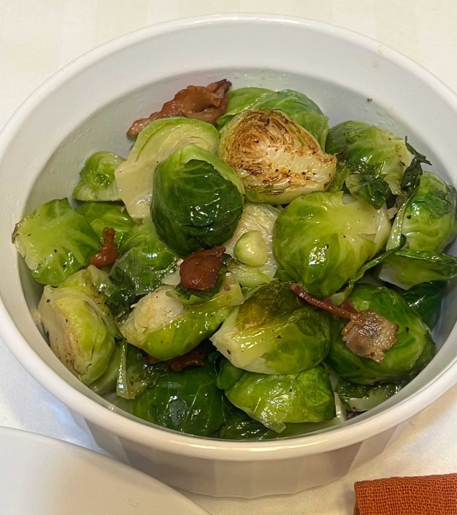 Roasted Brussel Sprouts with Balsamic Glaze - LiveOcean Seafoods